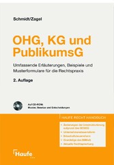 OHG, KG und PublikumsG - Umfassende Erläuterungen, Beispiele und Musterformulare für die Rechtspraxis (Berliner Rechtshandbücher)