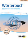 Wörterbuch des Hochschulwesens - deutsch - englisch